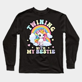 Twinning With My Bestie Long Sleeve T-Shirt